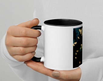 Butterfly Mug with Color Inside