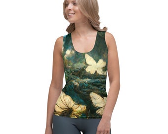 Dark Forest Butterfly Tank Top