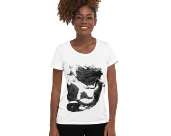 All-Over Print Women's Light Mermaid T-shirt