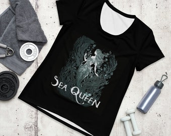 Sea Queen Mermaid Women's Athletic T-shirt